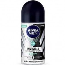 Desodorante Nivea Roll On Black&white Invisibl Men