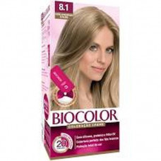 Coloracao Biocolor 8.1 Louro Acinzentado