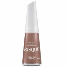 Esmalte Risque Linda Leve e Nude