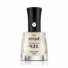Esmalte Risque Gel Branco Camafeu