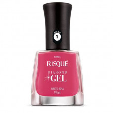 Esmalte Risque Gel Hibisco Rosa