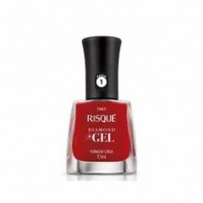 Esmalte Risque Gel Vermelho Cereja