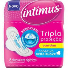 Absorvente Intimus Gel Tripla Protecao Com Abas