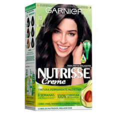 Coloracao Garnier Nutrisse 10 Preto Onix