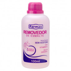 Removedor de Esmalte S/ Acetona Farmax 100ml
