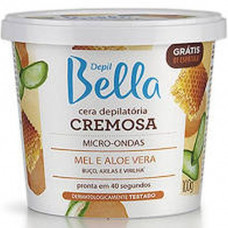 Cera Depil Bella Microondas Mel e Aloe Vera 100gr