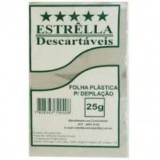 Folhas Plastica Para Depilacao Estrella 25gr