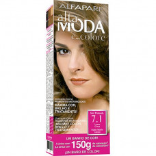 Coloracao Alta Moda 7.1 Louro Cinza