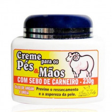 Creme P/ Maos Pes Sebo de Carneiro San Jully 240gr