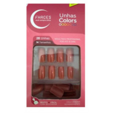 Unhas Posticas Fhaces Bronze Praia