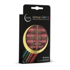 Unhas Posticas Fhaces Rosa Flashampoo C/28