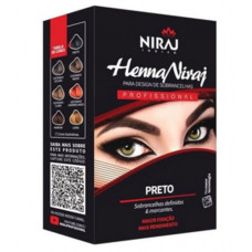 Henna Niraj Sobrancelha Preto 3,5gr