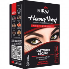 Henna Niraj Sobrancelha Cast Escuro 3,5gr