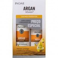 Kit Inoar Shampoo I Condicionador Argan Infusion Cachos Perfeito