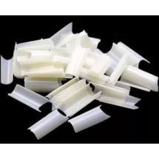 Unhas Posticas Tips Curvatura C Leitosa C/100